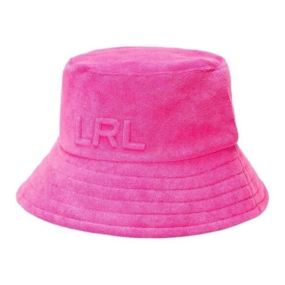 Ralph Lauren Logo Cotton Terry Bucket Hat - Picture 1 of 7